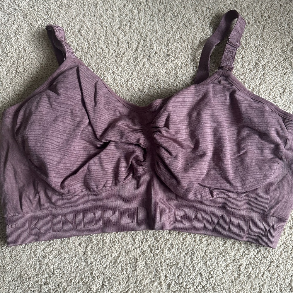 Purple Nursing/Pumping Bra